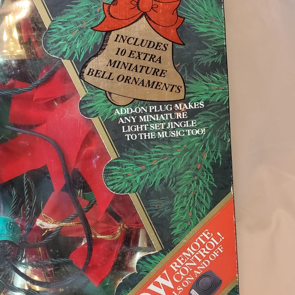 Bells Of Christmas Vtg 1992 Mr Christmas Musical Brass Bells Remote Control